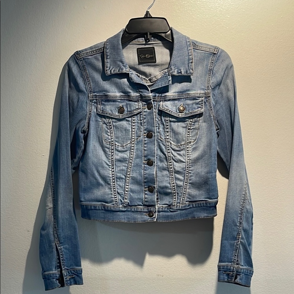 Jessica Simpson | Light Blue Denim Jean Jacket Size Small